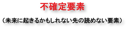 �s�m��v�f�i�����ɋN���邩������Ȃ���̓ǂ߂Ȃ��v�f�j